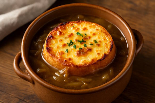 סמרטה מרק עם בצל צרפתי